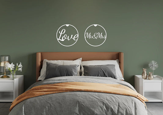 Wanddeko Love Mr&Ms Set LifeSteel