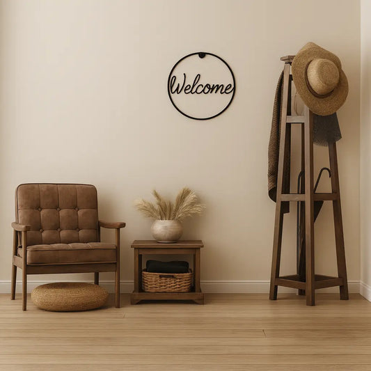 Wanddeko Welcome