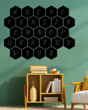 Wanddeko Creative Wall Honeycomb Format