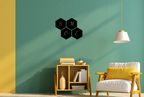 Wanddeko Home Set Honeycomb Format